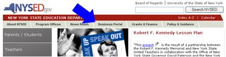 NYSED Site: Business Portal