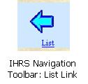 IHRS Navigation Toolbar: List link